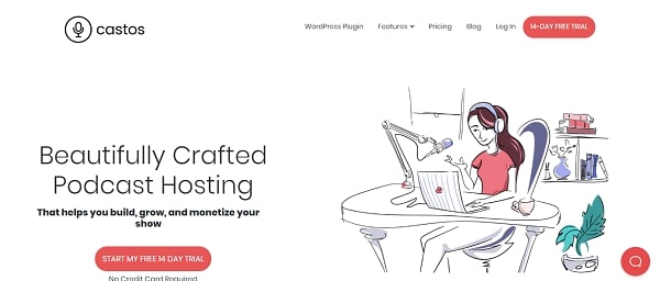Castos castos podcast hosting platform