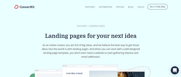 Convertkit ConvertKit Landing Pages
