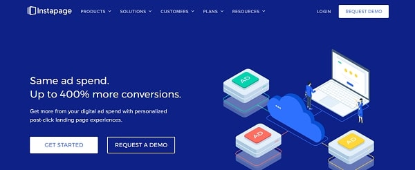 Instapage Instapage for facebook landing pages