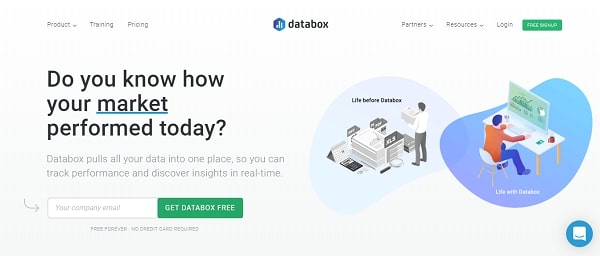 Landing page example