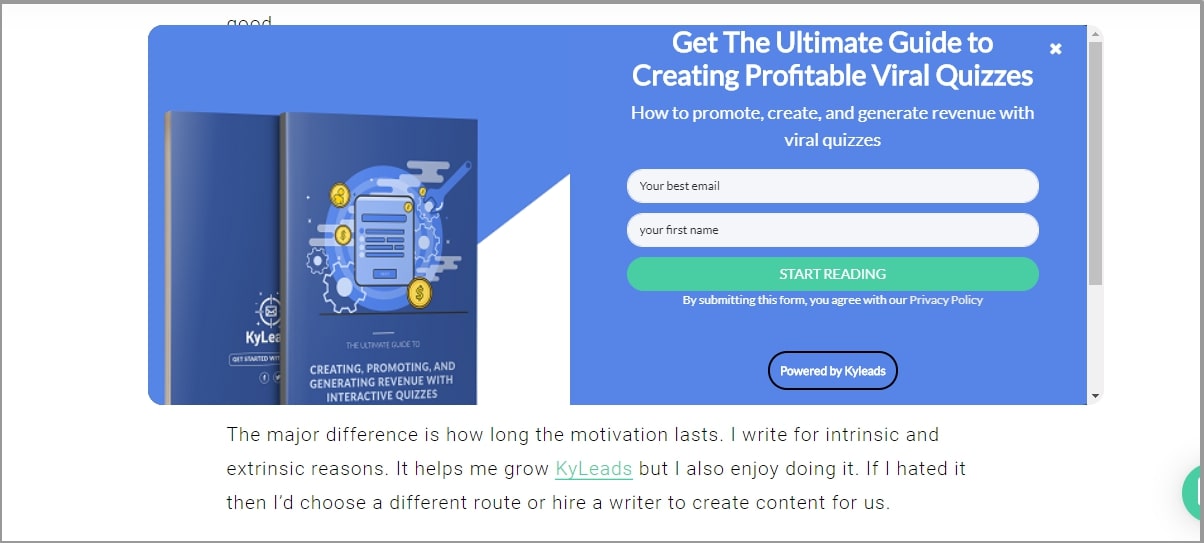 Lightbox popups modal lightbox popup example