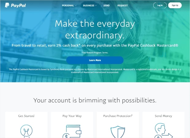 paypal desktop page paypal desktop page