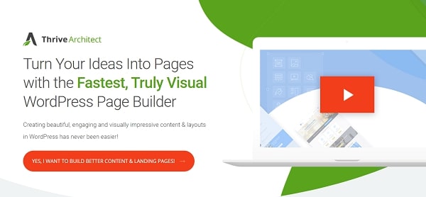 Thrive architect Thrive Architect page builder