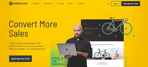 Unbounce Unbounce landing page software